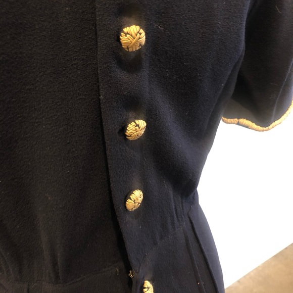 Vintage Dress with Embroidered Detail and Buttons - Picture 4 of 7